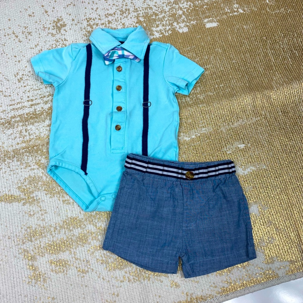 ANDY & EVAN Baby Boys Bow Tie Easter Outfit | Size 3-6 Months
